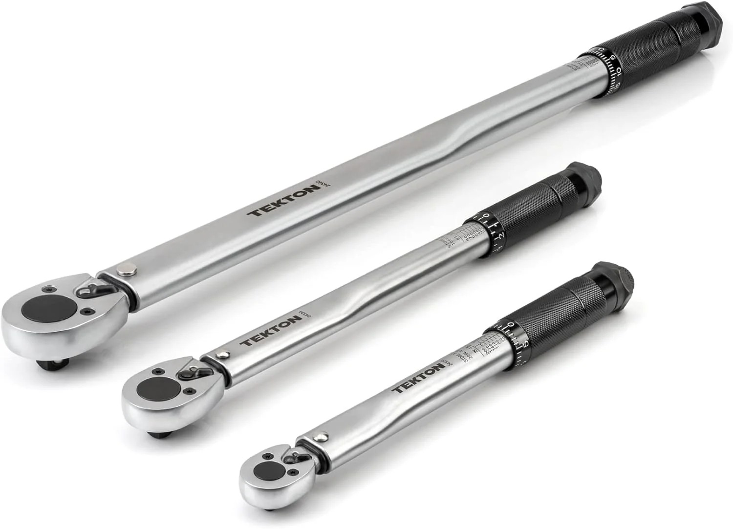 Advanced Basic Line TEKTON Torque Wrench Set 1/4 3/8 1/2 Inch Micrometer 3-Piece Improved