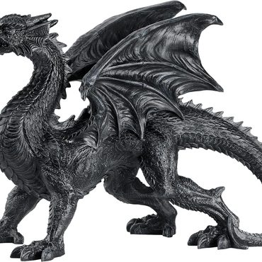 New 2026 Pure Value Large size gothic roaring pterosaur statue fantasy decoration Original