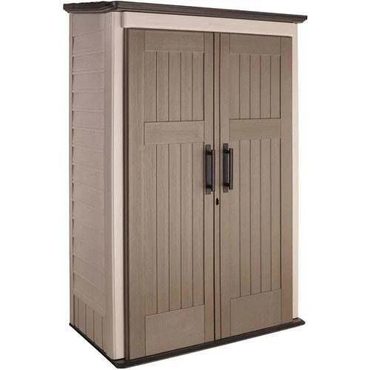Limited Pure Value Rubbermaid Outdoor Storage Shed, 52 Cu.Ft., Weather-Resistant, Lockable Doors Improved