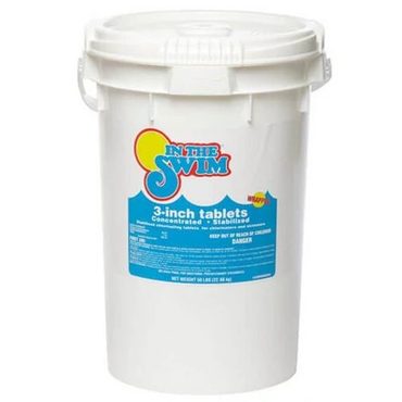 Essential Pure Value IN THE SWIM – 3 INCH CHLORINE TABLETS – 50 LBS Sound