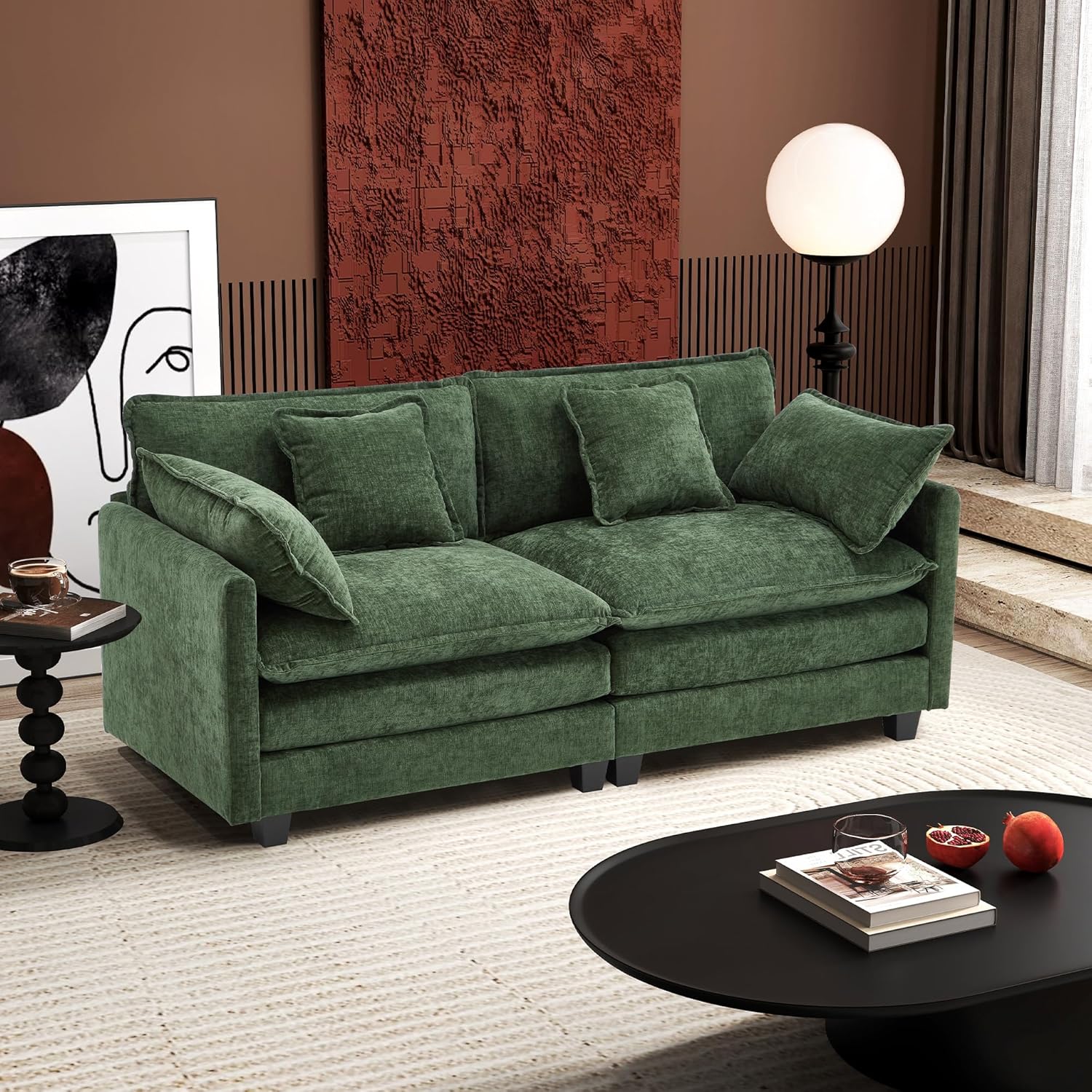 Premium Fresh Find Ihanherry 146" U-Shaped Modern Sofa Modular Sectional Cloud Couch Grey Practical