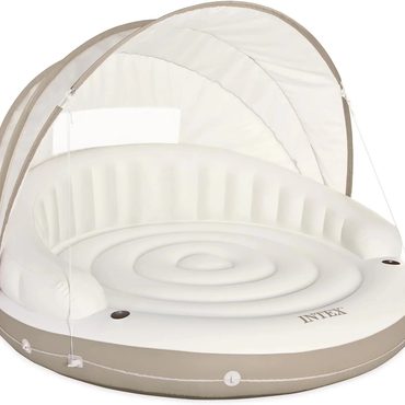 Brand New Standard Goods 58292EP Canopy Island Inflatable Pool Float Cup Holders Sunshade 78.5" x 59" Functional