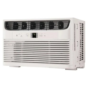 Select Open Market 8,000 BTU Window Air Conditioner with WiFi & Remote, Multi-Speed, Eco Mode, White Practical