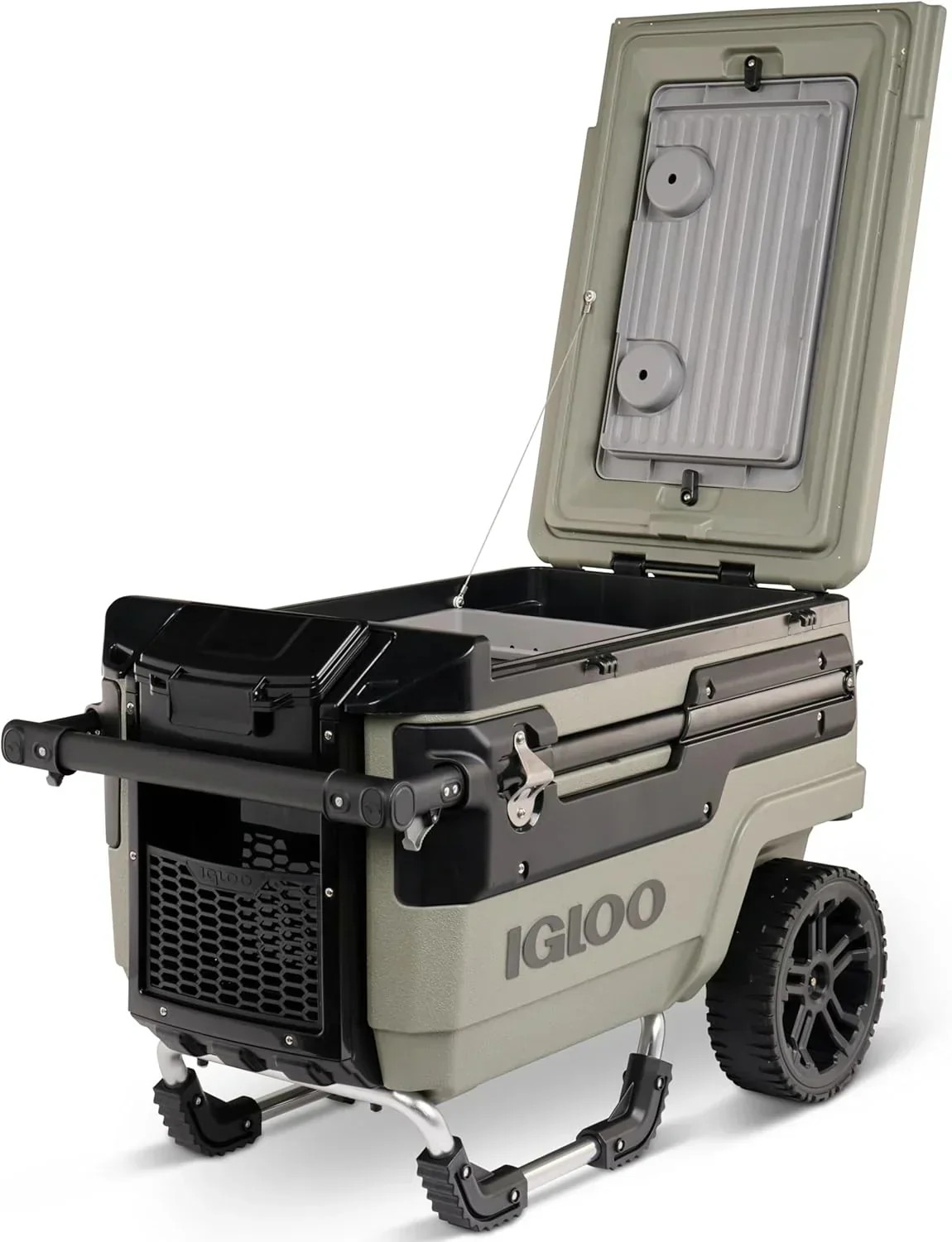 Popular Direct Source 70Qt Wheeled Cooler Insulated Hard Shell Ice Chest Practical