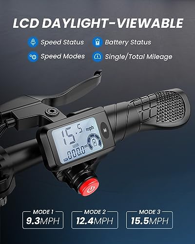 Limited Standard Goods URBANMAX C1 Electric Scooter with Seat, 450W Powerful Motor up to 22 Miles Range Practical