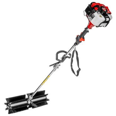 Brand New Prime Select 82101 Heavy Duty 1.6HP Power Sweeper 24" Gas Powered Broom Snow Dirt Fine