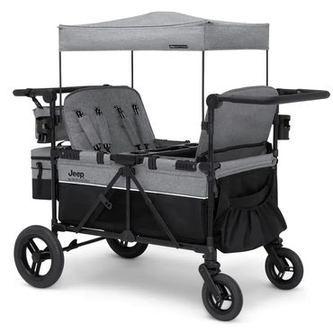Annual Standard Goods Jeep Wrangler Deluxe 4 Seater Stroller Wagon by Delta Children Distinctive