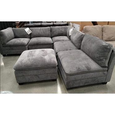 Genuine Pure Value 6-Piece Modular Fabric Sectional Sound