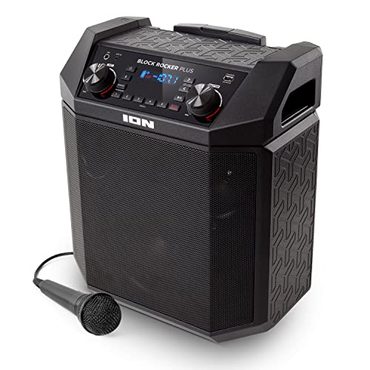 In Stock Fresh Find ION Audio Block Rocker Plus Portable Bluetooth Speaker 100W Battery Karaoke Mic Modern