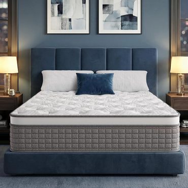 Annual Direct Source BedsPick King Mattress in A Box 12 Inches Soft Hybrid Memory Foam CertiPUR-US Everyday