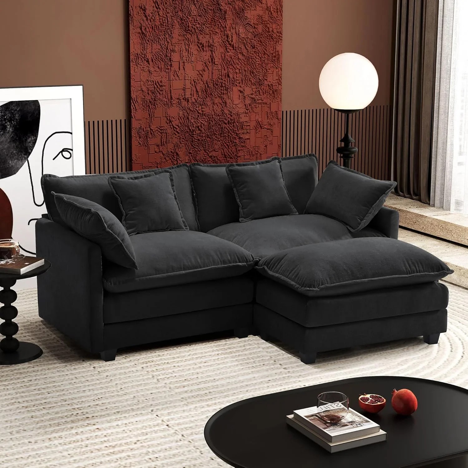 Premium Fresh Find Ihanherry 146" U-Shaped Modern Sofa Modular Sectional Cloud Couch Grey Practical