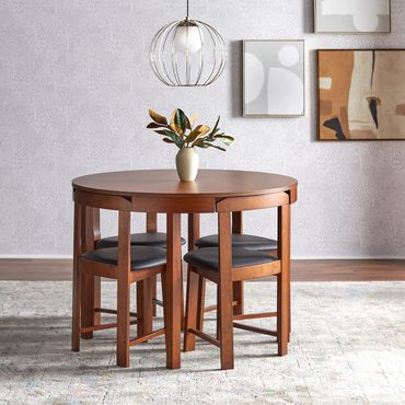 Select True Basics Harrisburg Tobey 5-piece Compact Round Dining Set Functional