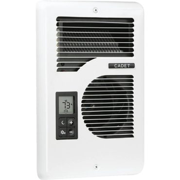 Durable Simple Goods Cadet Energy Plus Wall Heater, Digital Thermostat, 240/208/120V, White Everyday