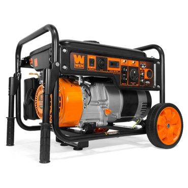 Limited Open Market 6000-Watt RV-Ready Portable Generator with Wheel Kit Carb Compliant Functional