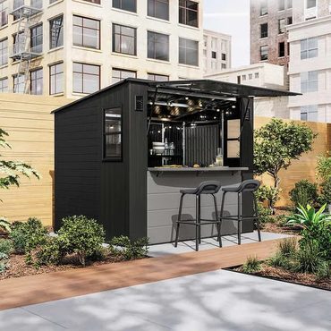 Genuine Fresh Find Suncast 8&rsquo;x7&rsquo; Cabana Entertainment Shed Original