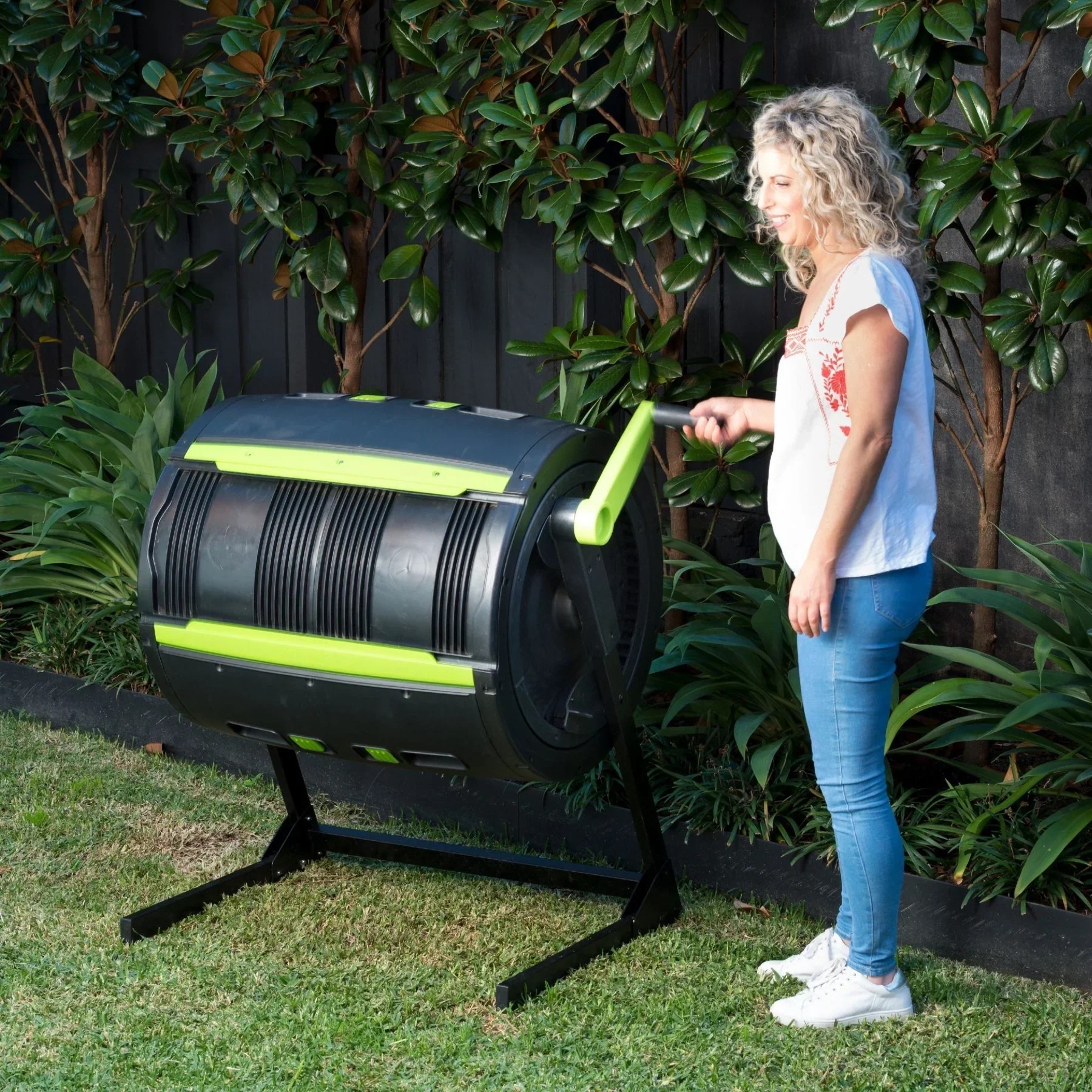 Limited Everyday Co 65-Gallon Compost Tumbler And Cart Combo Sound