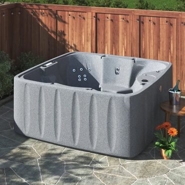 Limited Fresh Find AquaRest Spas 6-Person Plug-and-Play Hot Tub – 29-Jet Square Design with Ozonator Original