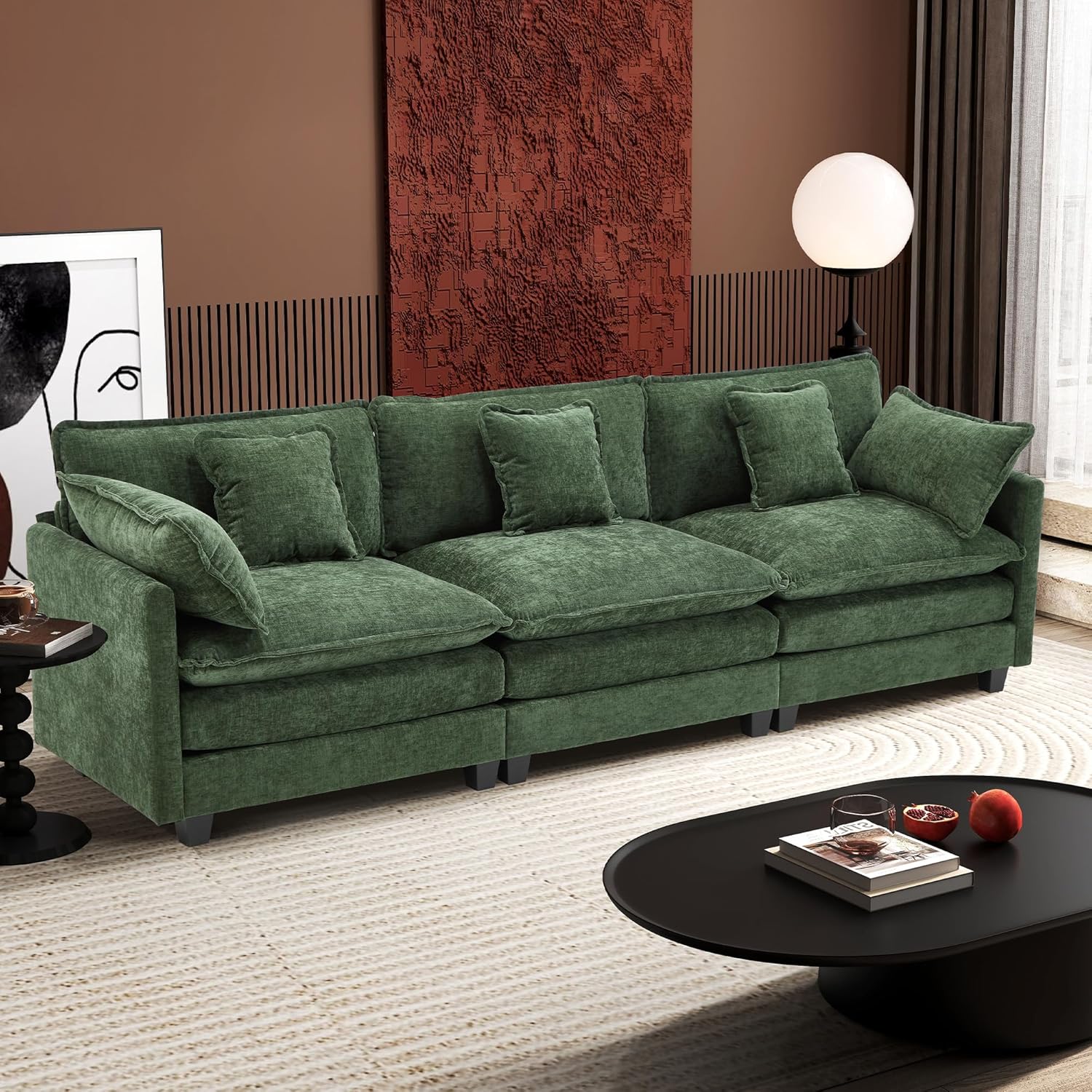 Premium Fresh Find Ihanherry 146" U-Shaped Modern Sofa Modular Sectional Cloud Couch Grey Practical