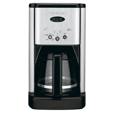 Limited True Basics Cuisinart Brew Central 12-Cup Stainless Steel Drip Coffee Maker with Glass Carafe Practical