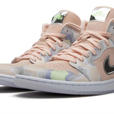 In Stock Standard Goods WMNS Air Jordan 1 Mid SE "P(Her)spective" Fine