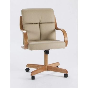 Limited Basic Line Caster Chair Company Frankie Swivel Bonded Leather Armchair Sound