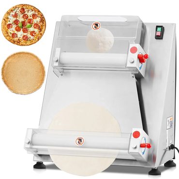 2026 Debut Simple Goods Commercial Pizza Dough Roller Sheeter 16" 370W Stainless Steel Value