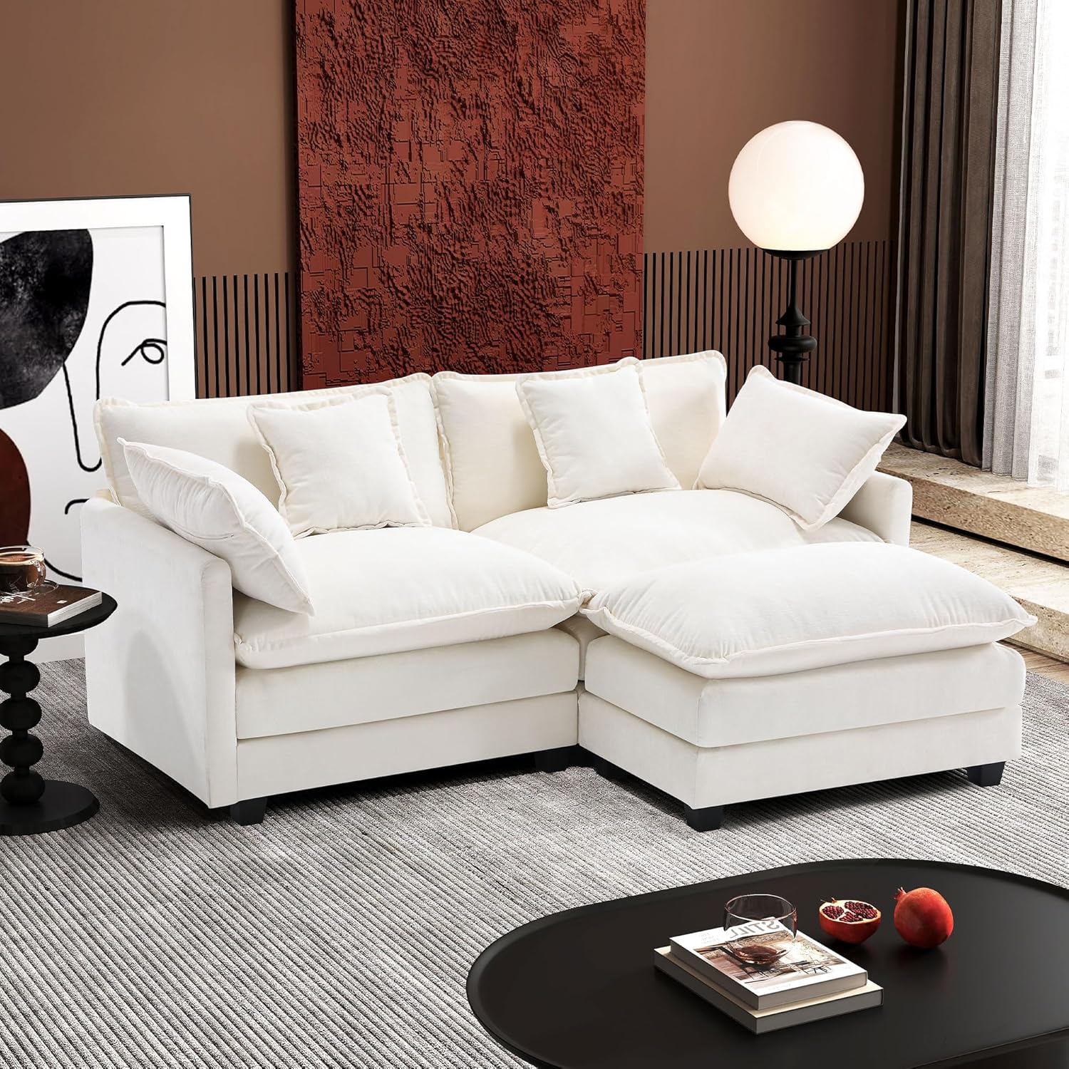 Premium Fresh Find Ihanherry 146" U-Shaped Modern Sofa Modular Sectional Cloud Couch Grey Practical