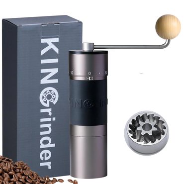 Genuine True Basics KINGrinder K6 Manual Hand Coffee Grinder with Straight Handle Functional