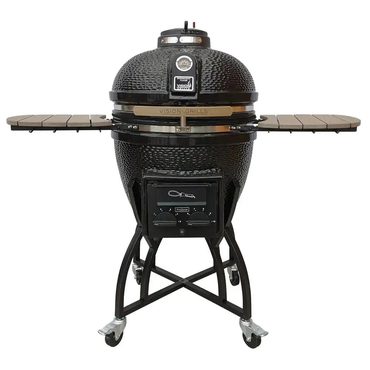 In Stock Simple Goods Grills 22 in. Kamado Pro Ceramic Charcoal Grill with Grill Cover Budget