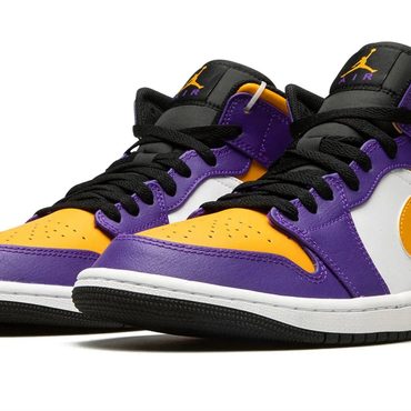 Brand New Simple Goods Air Jordan 1 Hi Flyease "LAKERS" Functional