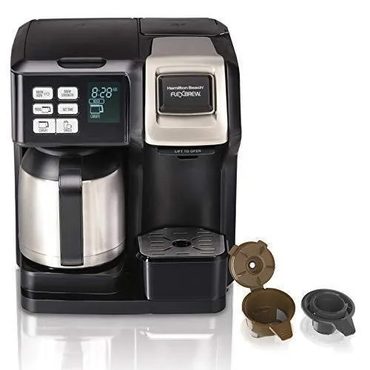 Brand New Smart Pick Hamilton Beach FlexBrew Thermal Coffee Maker Single Serve Full Pot Black 49966 Functional