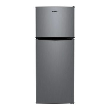 Limited Simple Goods 4.6. Cu ft Two Door Mini Refrigerator with Freezer, Stainless Steel Sound