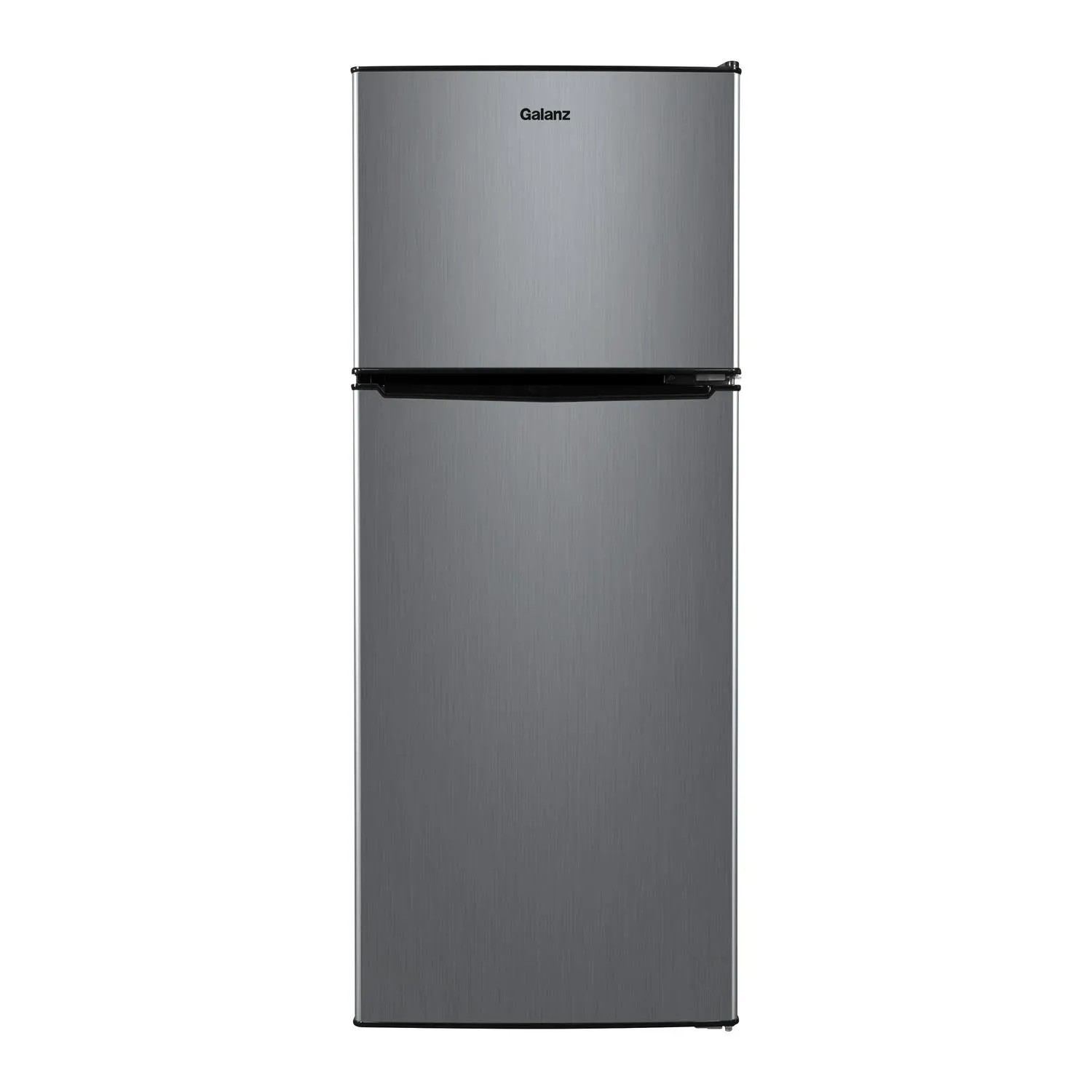 Limited Simple Goods 4.6. Cu ft Two Door Mini Refrigerator with Freezer, Stainless Steel Sound