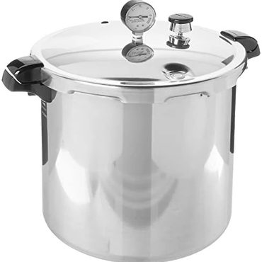 In Season Clear Choice Presto 01784 23 Quart Induction Compatible Pressure Canner, Silver, Aluminum: Home & Kitchen Enhanced