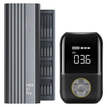 In Season Basic Line X8 Tire Inflator and E1 PRO Precision Electric Screwdriver Universal