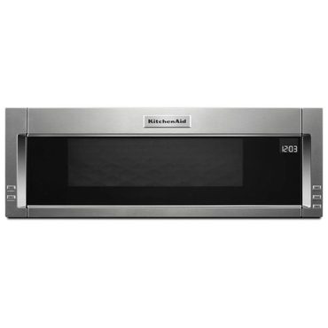 Brand New Open Market KitchenAid 30-Inch Low Profile Microwave Hood, 1000W, Stainless Steel, Dual LED, 4-Speed Ventilation Modern