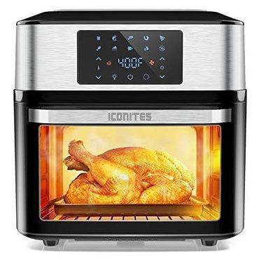 Economy Standard Goods 10-in-1 Air Fryer Oven, 20 Quart Airfryer Toaster Oven Combo, 1800W, Rotisserie Improved