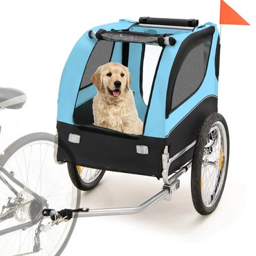 New 2026 Standard Goods Pet Bike Trailer Holds 40kg Bicycle Trailer for Small & Medium-Sized Dogs Modern