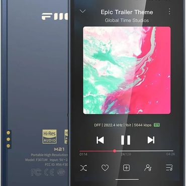 2026 Debut Clear Choice FiiO M21 Android 13 Hi-Res Music Player, Snapdragon 680, Blue-Black Practical