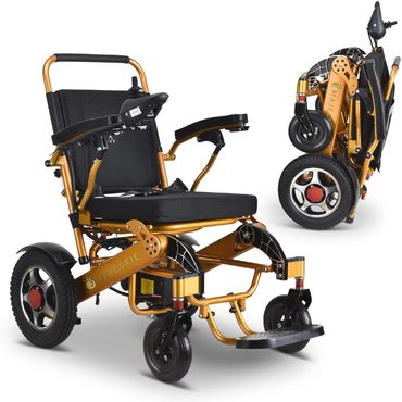 Limited Clear Choice 2020 Model Wide Seats Fold Travel Lightweight Motorized Wheelchair Reliable