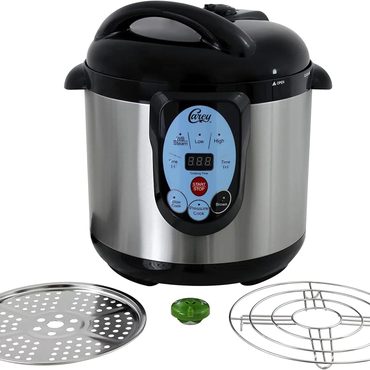 Limited Fresh Find CAREY DPC-9SS Smart Electric Pressure Cooker and Canner, Stainless Steel, 9.5 Qt Improved