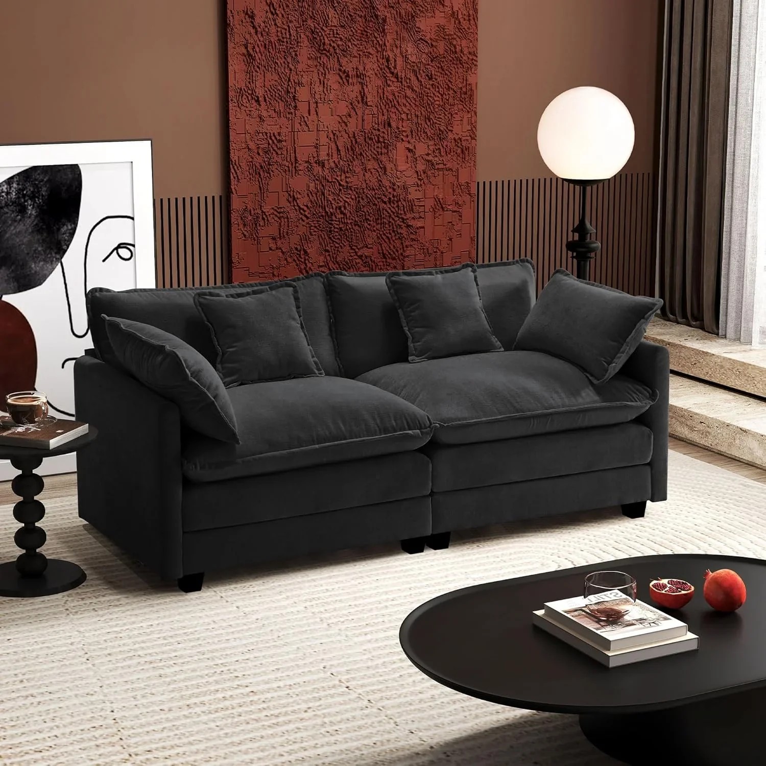 Premium Fresh Find Ihanherry 146" U-Shaped Modern Sofa Modular Sectional Cloud Couch Grey Practical