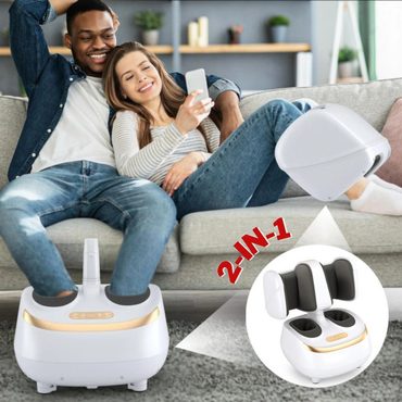 Limited Simple Goods Premium 2-In-1 Electric Shiatsu Foot Calf Massager With Heat Function Original