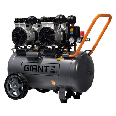 Annual True Basics Giantz 50L Air Compressor 200L/min 3.0HP Oil-Free Quiet Electric Portable Air Inflator Original
