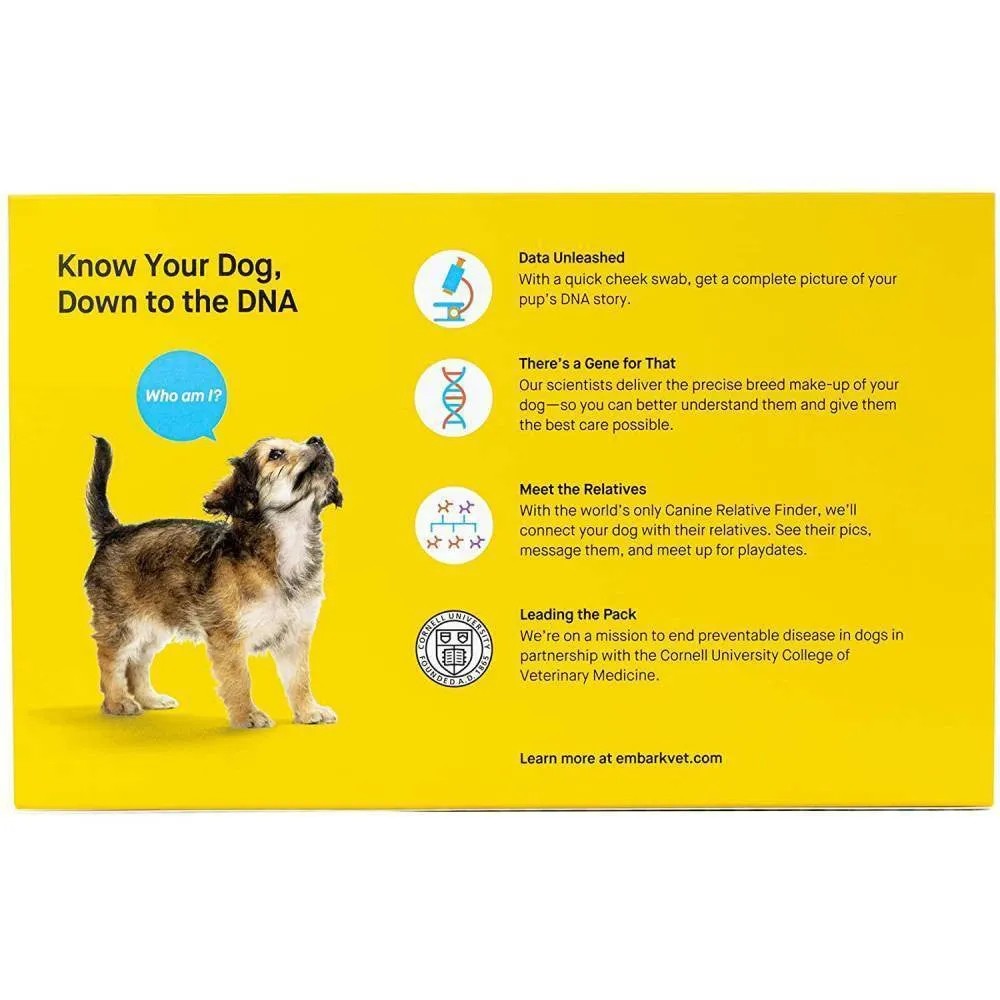 Essential Basic Line Embark Dog DNA Test, Breed Identification Kit Functional