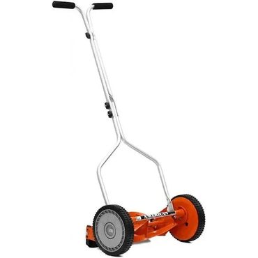 Economy Basic Line 14 in. 4-Blade Manual Walk Behind Reel Lawn Mower 1204-14 Value