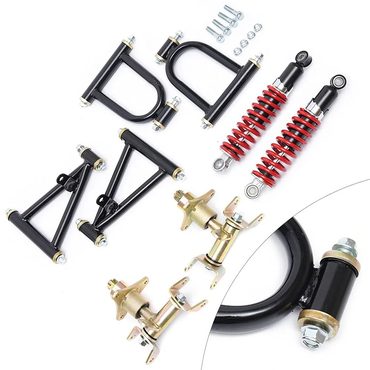 Annual Clear Choice 1 Set Front Suspension Swingarm Assembly Parts Fit For DIY Buggy Electric ATV Quad Bike Buggy Go Kart Parts Original