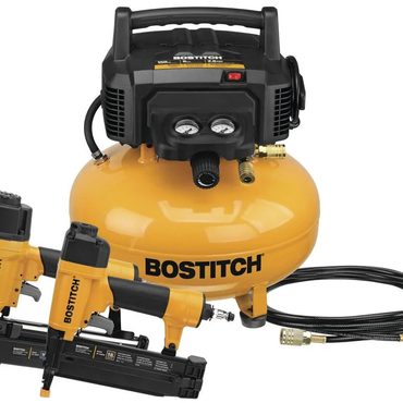 Limited Fresh Find Bostitch? 6-Gallon 150 PSI Portable Electric Air Compressor with 2-Tool Combo Kit Reliable