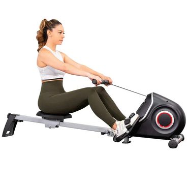 Select Clear Choice Ultra Quiet Magnetic Rowing Machine Folding Rower 10 Resistance Modern