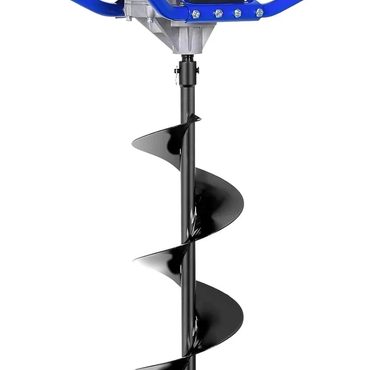 Limited Open Market Post Hole Digger Gas Powered 52cc 2.4 HP 2 Stroke Earth Auger with 8" Bit, EPA Practical